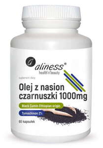 Aliness Black Cumin Seed Oil 2% 1000 mg x 60 caps